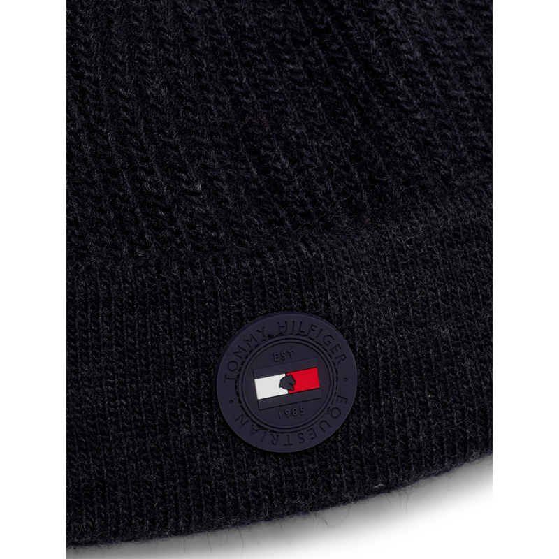 Tommy Hilfiger Men's Rib-Knit Beanie - Indigo Blue-2